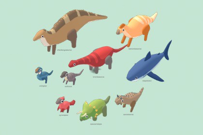 Quirky Series - Dinosaur Animals Vol 1