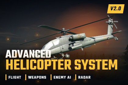 Helicopter Controller with Shooting for Both Mobile and PC