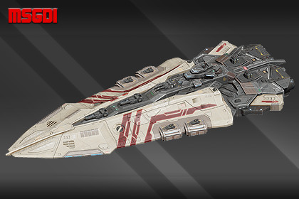 Spaceship Helicon Haydron Battleship
