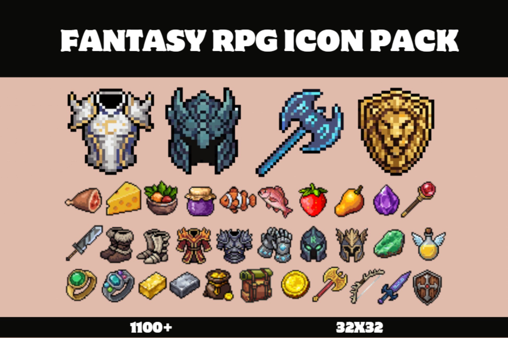 RPG fantasy Icons pack | 2D Icons | Unity Asset Store