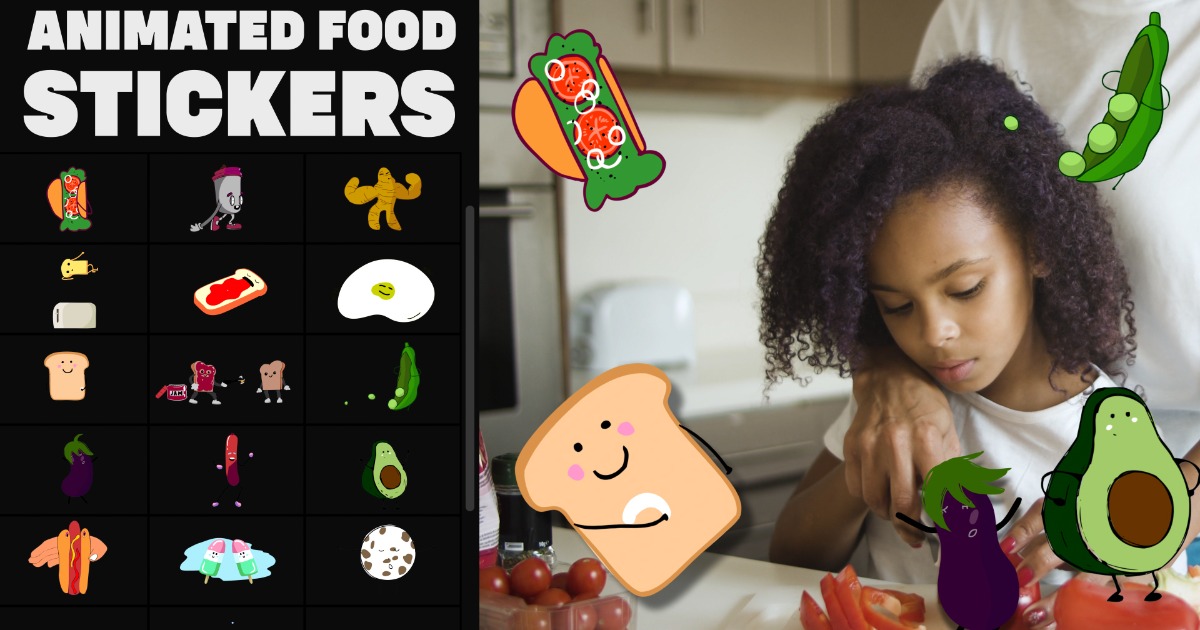 Animated Food Stickers (24.04) | 2D 材质与材料 | Unity Asset Store