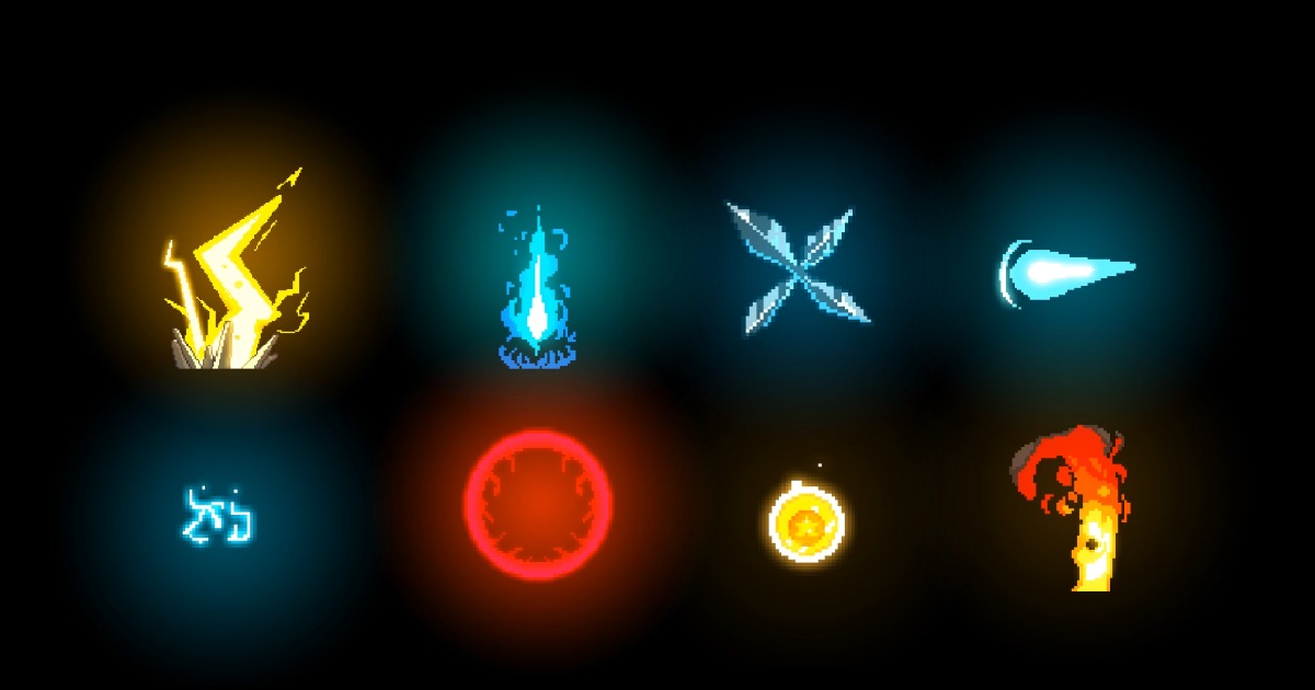 Pixelated Particles Unity Pixel Effect Pack_Ver2 | Particles/Effects | Unity Asset Store