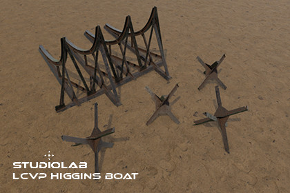 WWII Czech Hedgehogs