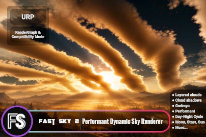 Fast Sky 2 - Performant Sky & Clouds Rendering Solution | Realistic & Stylized