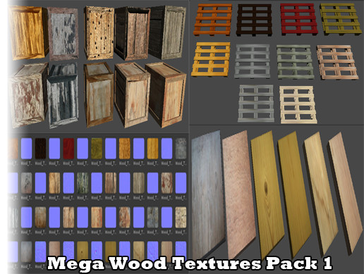 Mega Wood Textures Pack 1 | 2D Wood | Unity Asset Store