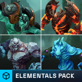 Stylized Fantasy Elementals Pack #1