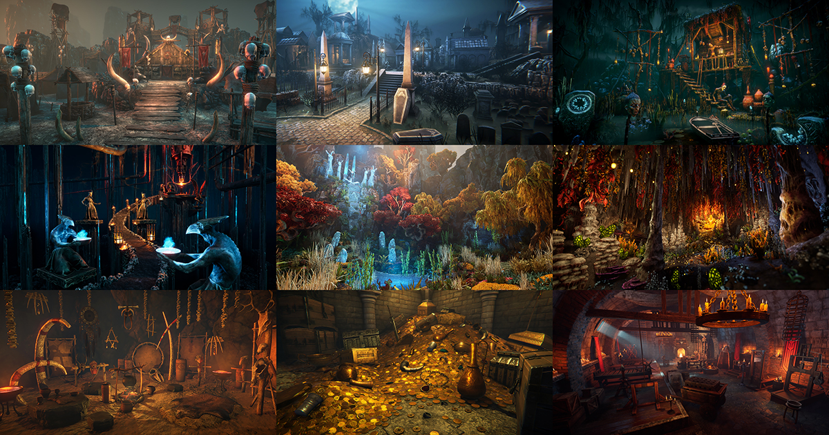 Fantasy places bundle | 3D Fantasy | Unity Asset Store
