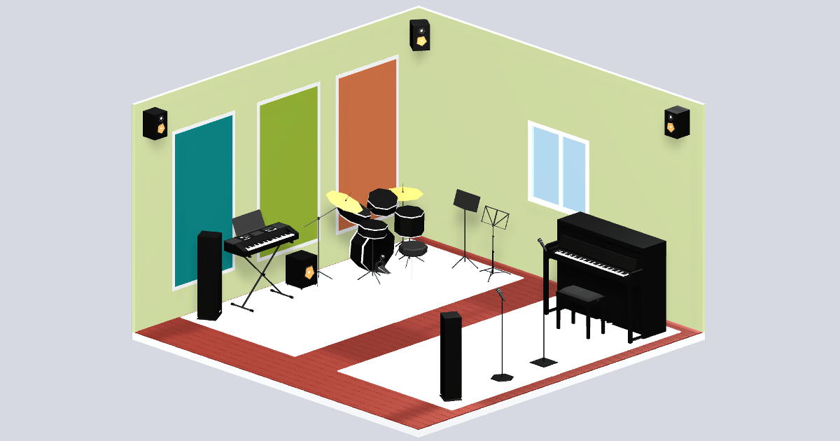 Unity Band Component Low Poly Band Pack | 3D 소품 | Unity Asset Store