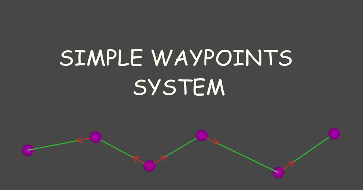 Simple Waypoints Pro | Behavior AI | Unity Asset Store