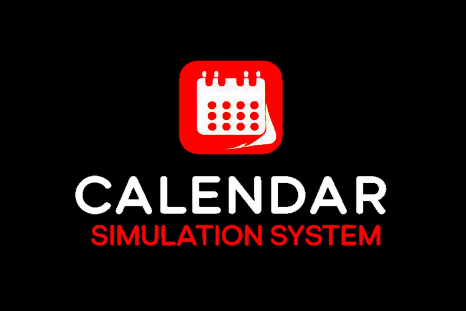 Calendar Simulation System | GUI ツール | Unity Asset Store