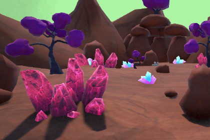 3D LowPoly -Pluto Providence - Lunar Environment Pack