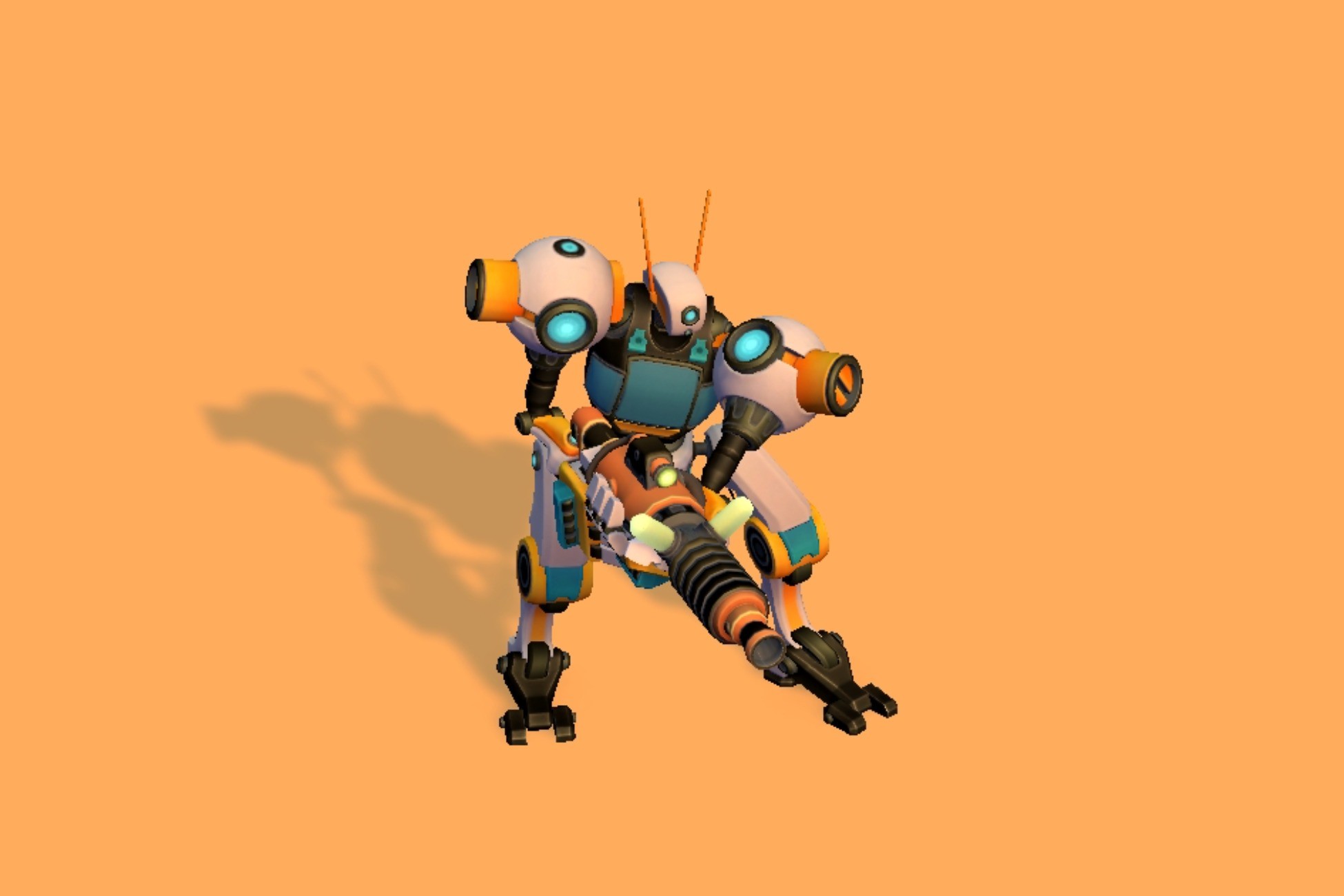 Robot White with animation | 3D Robots | Unity Asset Store