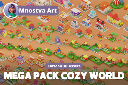 MEGA PACK Cozy Cartoon World Exterior