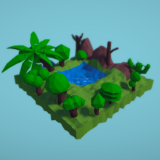 Low Poly Mini Island