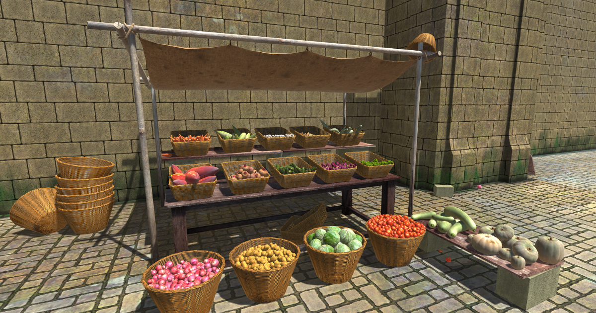 Vegetable Shop | 3D Environments | Unity Asset Store