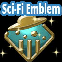 Sci-Fi Emblem Icon Set Pack