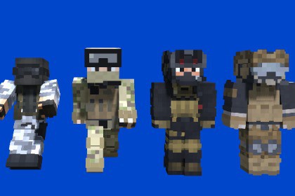 Voxel Military Character Pack