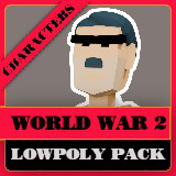 3D Characters World War 2 Lowpoly Pack
