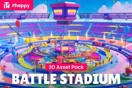 Battle Stadium - Low Poly 3D Models Pack