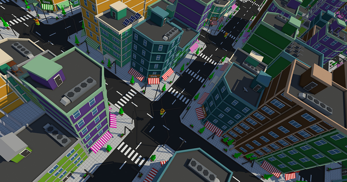 City Asset Unity The Ultimate Flat: City Generator | Level Design | Unity Asset Store