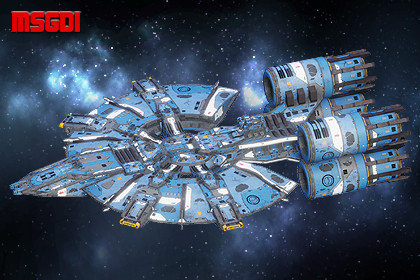 Spaceship Cerberus Cruiser