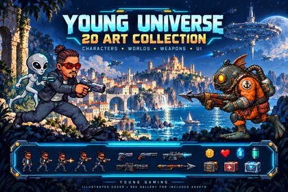 Young Universe 2D Art Collection