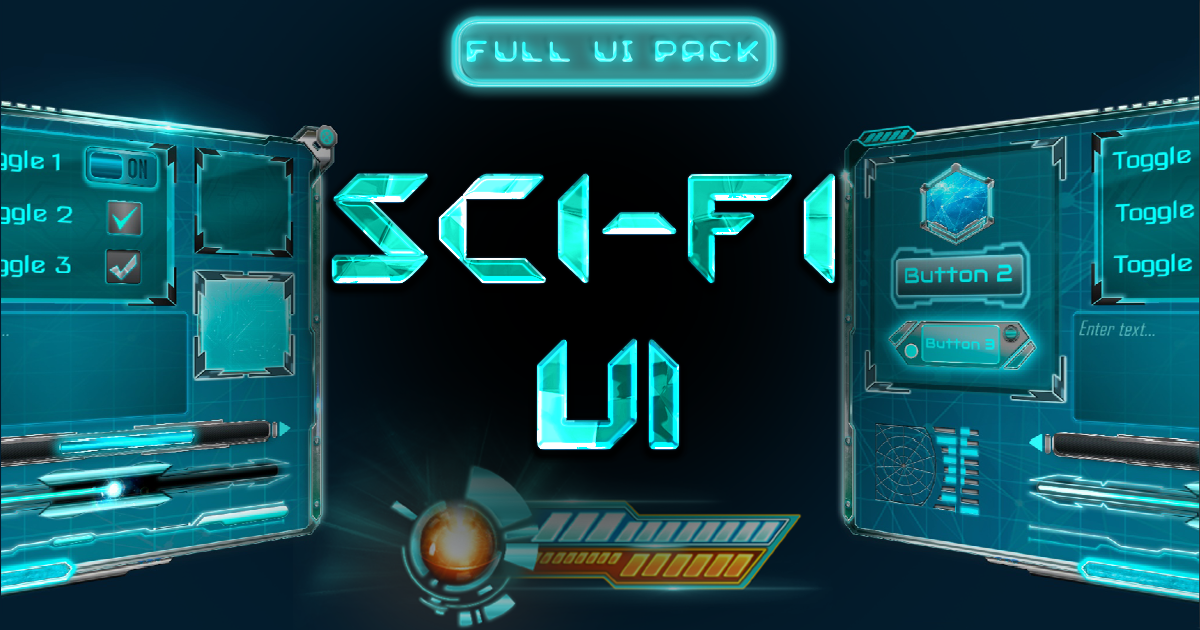 Sci Fi UI | 2D Icons | Unity Asset Store