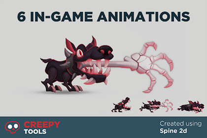 Stylized Dog - (Spine 2D)