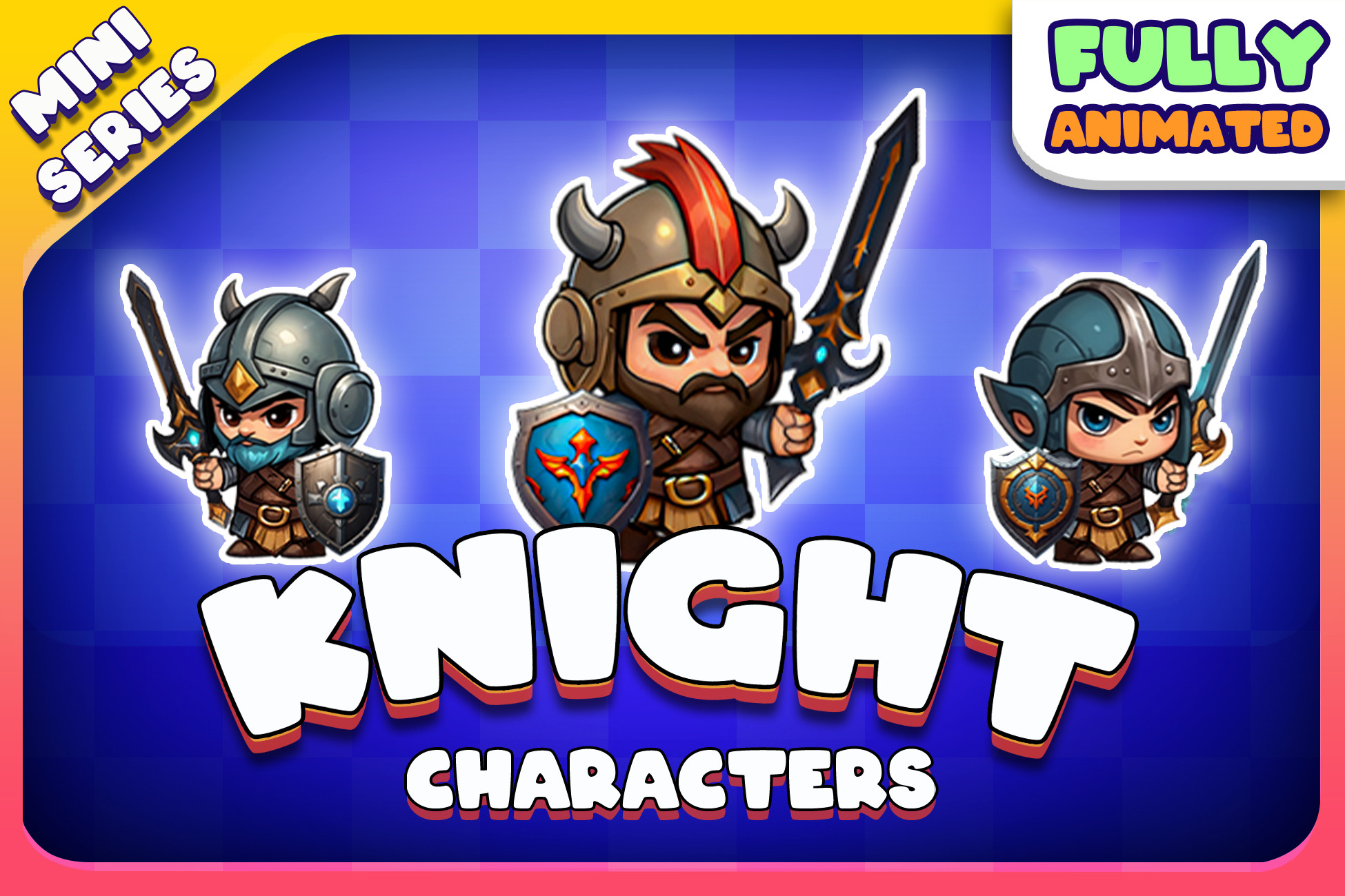 The Knight 2D Animated Character (Spriter) | 2D Characters | Unity ...