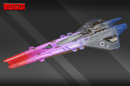 Spaceship Shadowspear Battlecruiser