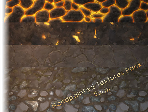 Hand Painted Stylized Textures - Earth | 2D 바닥 | Unity Asset Store