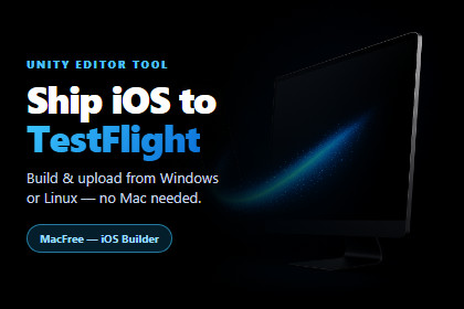 MacFree iOS Builder for Unity to TestFlight