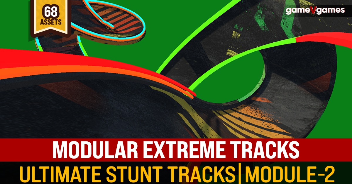 Modular Extreme Tracks | Ultimate Stunt Tracks [Module-2] | 3D Props ...