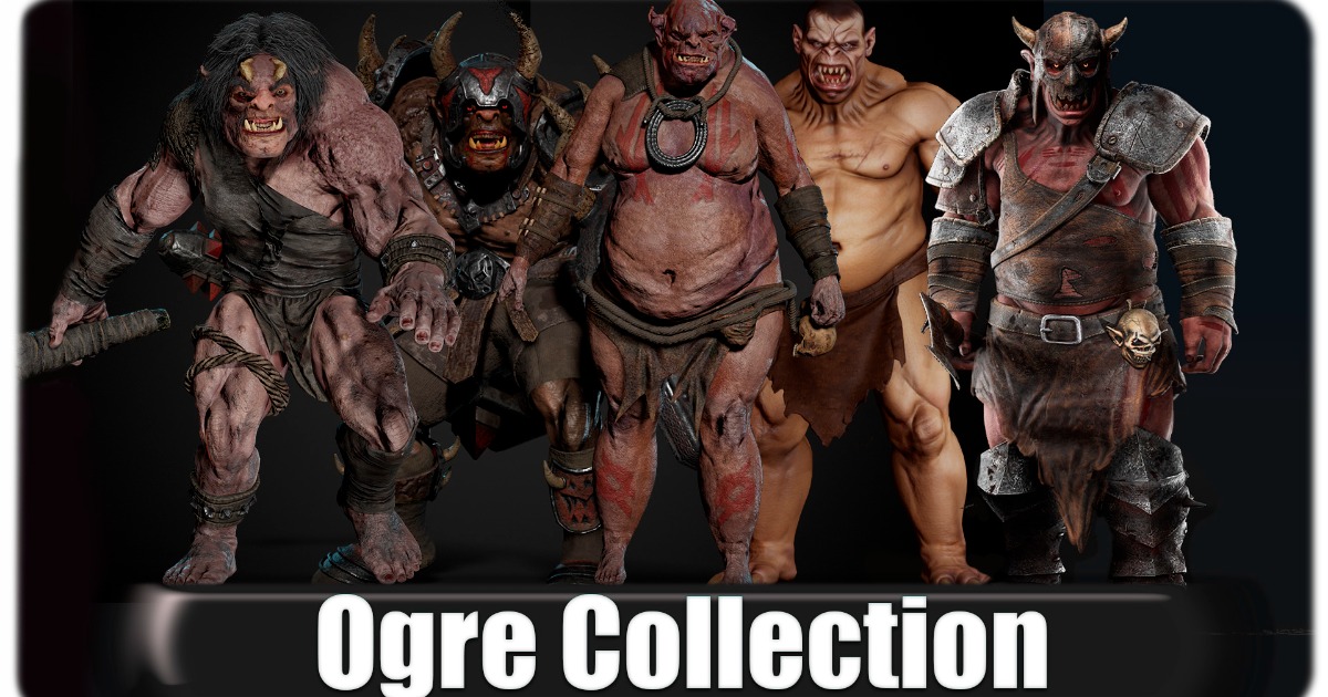 Ogre_Collection | 3D Creatures | Unity Asset Store