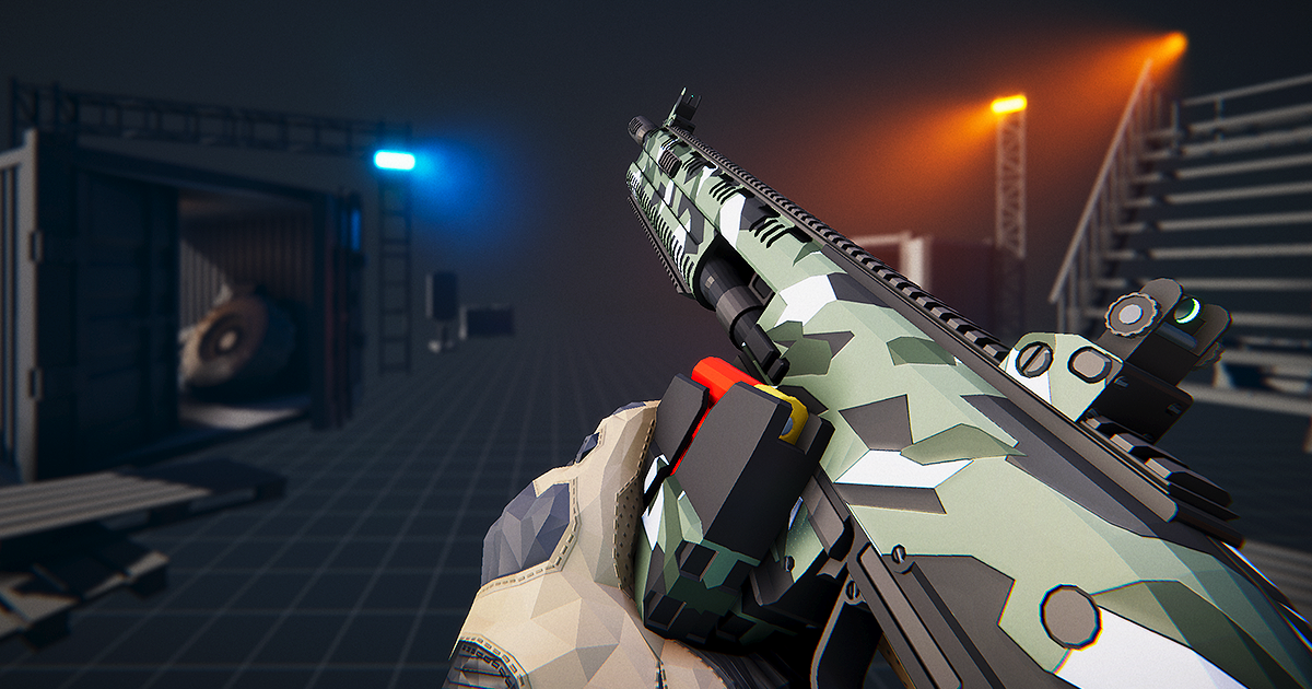 Low Poly Animated - Modern Guns Pack (HDRP) | 3D Animations | Unity ...