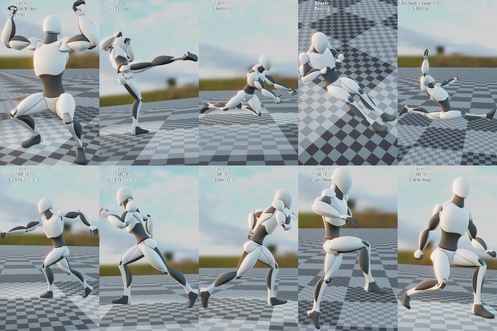 AA_Olympics_Sports | 3D Animations | Unity Asset Store