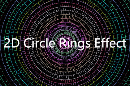 2D Circle Rings Effect By maything