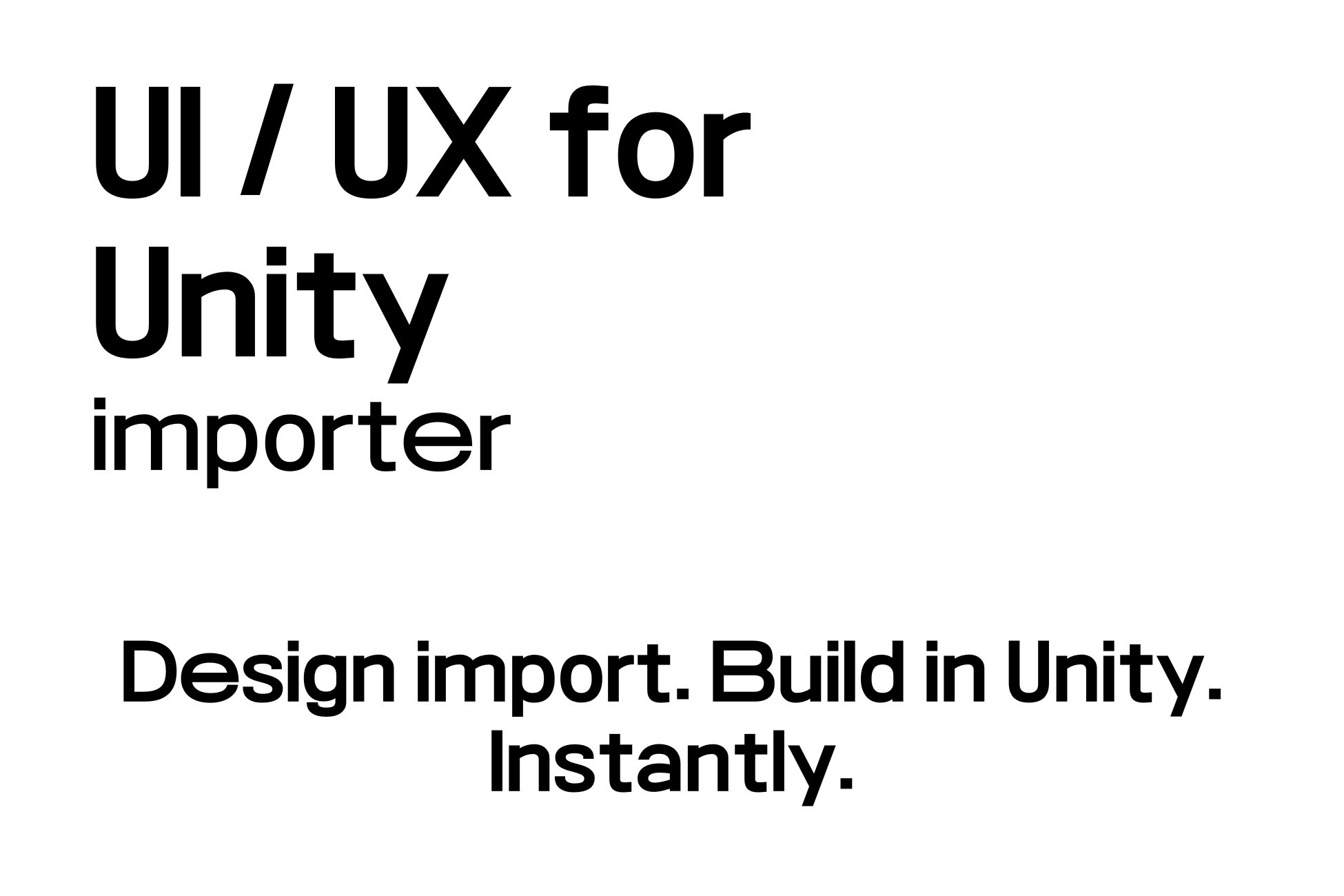 Unity Ux UI/UX importer for Unity | Utilities Tools | Unity Asset Store