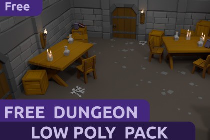 Free Low Poly Dungeon Pack