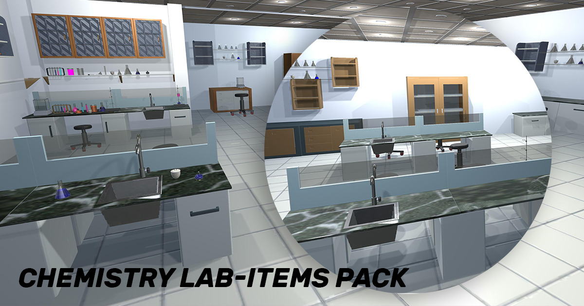 Chemistry Lab Items Pack | 3D Environments | Unity Asset Store