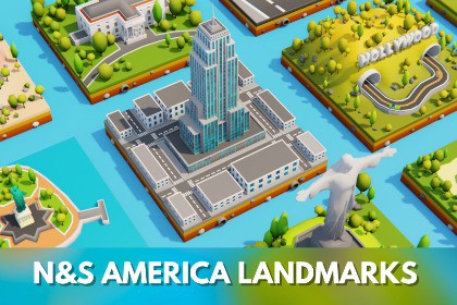 Low Poly N&S America LandMarks by IGS