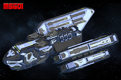 Spaceship Henkor Destroyer