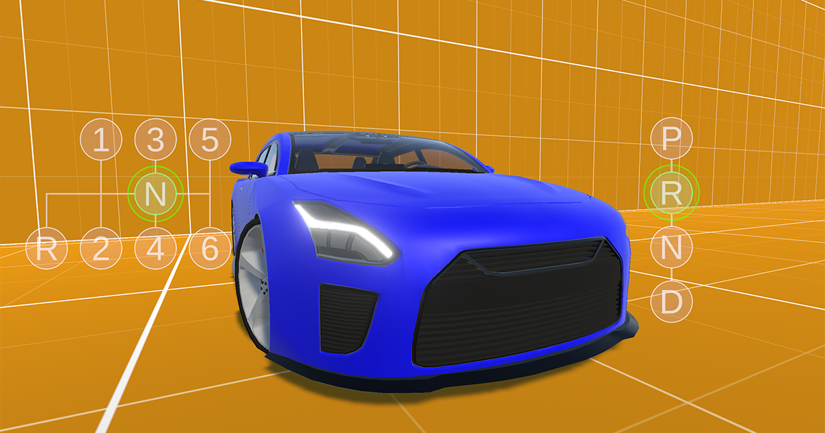 Realistic Gearbox Shifter Control – Mobile PRND & H-Pattern (UI Control ...