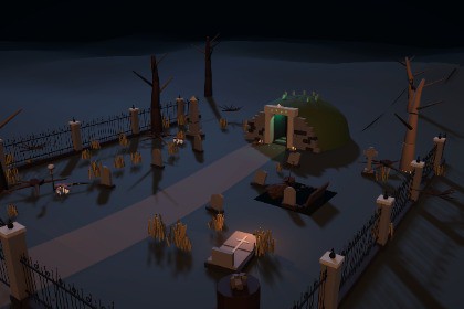 Stylized Fantasy Graveyard Kit