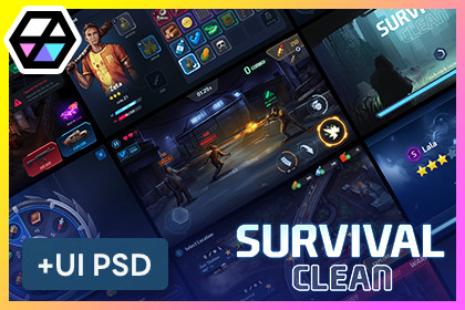 GUI Pro - Survival Clean(+PSD)