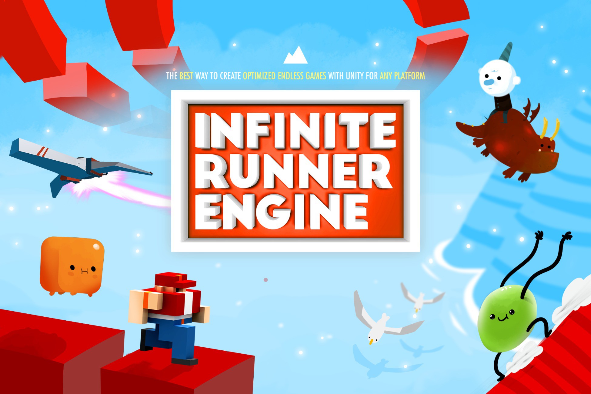 2D+3D Infinite Runner Engine