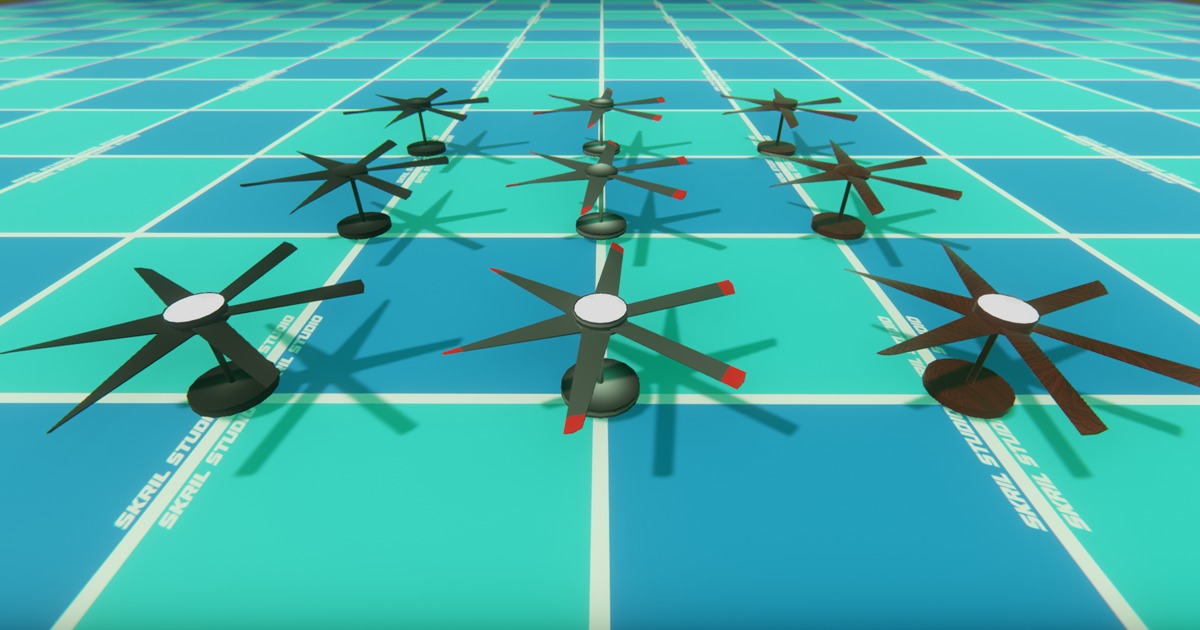 Ceiling Fans Low Poly | 3D Electronics | Unity Asset Store