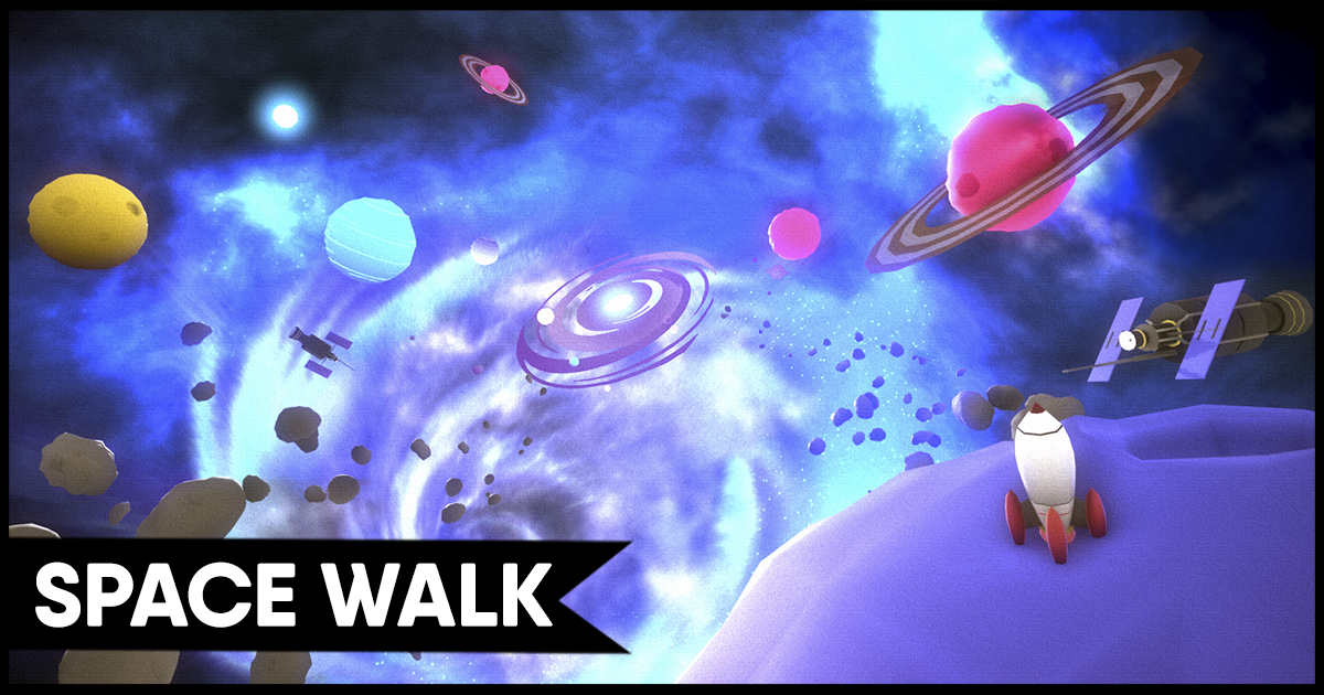 SpaceWalk - Lowpoly Environment by Unvik_3D | 3D Sci-Fi | Unity Asset Store