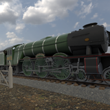 Animated Steam Train