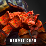 Stylized Fantasy Hermit Crab